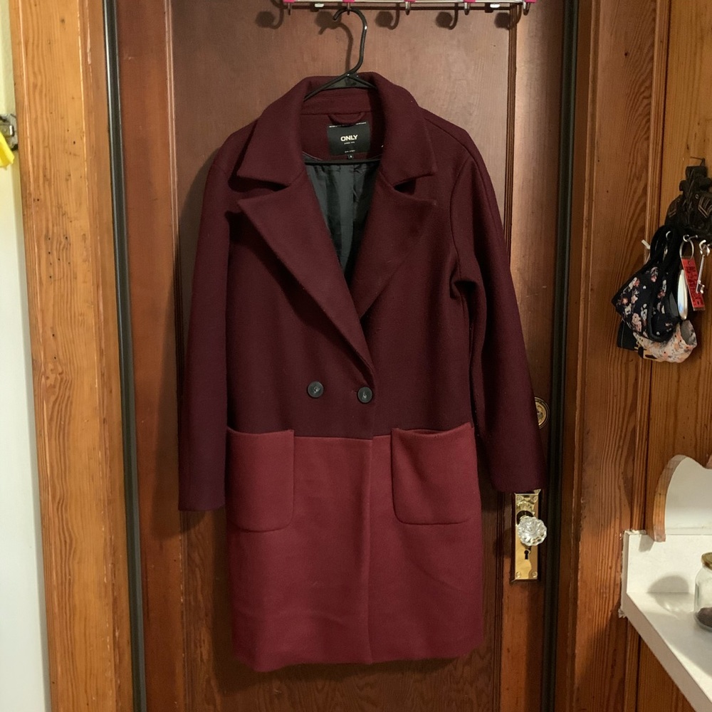 Oversized colorblock jacket